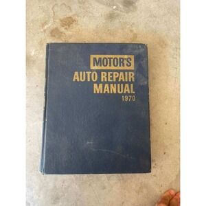 Vintage 1970 Motor's Auto Repair Manual Hardcover 1964-1970 Models Wiring Specs